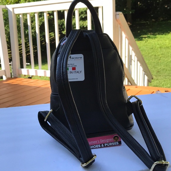 Andrea Cardone luxury Italian studded backpack - Picture 4 of 8